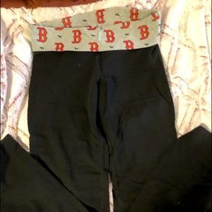 Red Sox brand pink pants